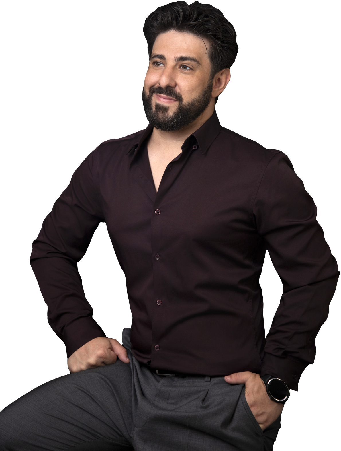 Nefta Nervo, experto en marketing e IA, con sus gafas naranjas