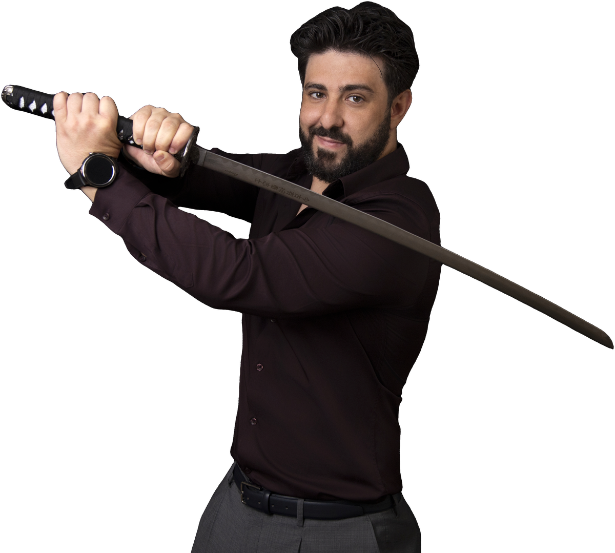 Nefta Nervo, el Kung-Fu del Marketing, con su katana
