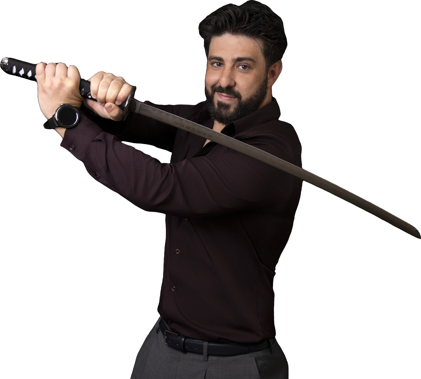 Nefta Nervo, el Kung-Fu del Marketing, con su katana